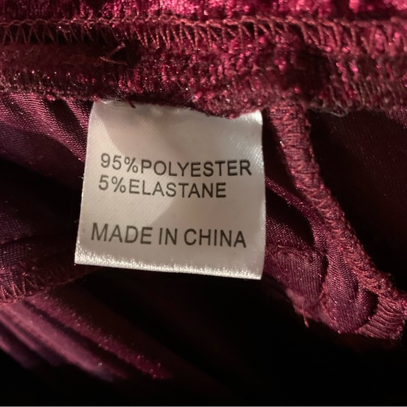 ❤️ Emma & Sam NWT Raspberry Crush Velvet Hot Pants with pockets ❤️ - Picture 6 of 6